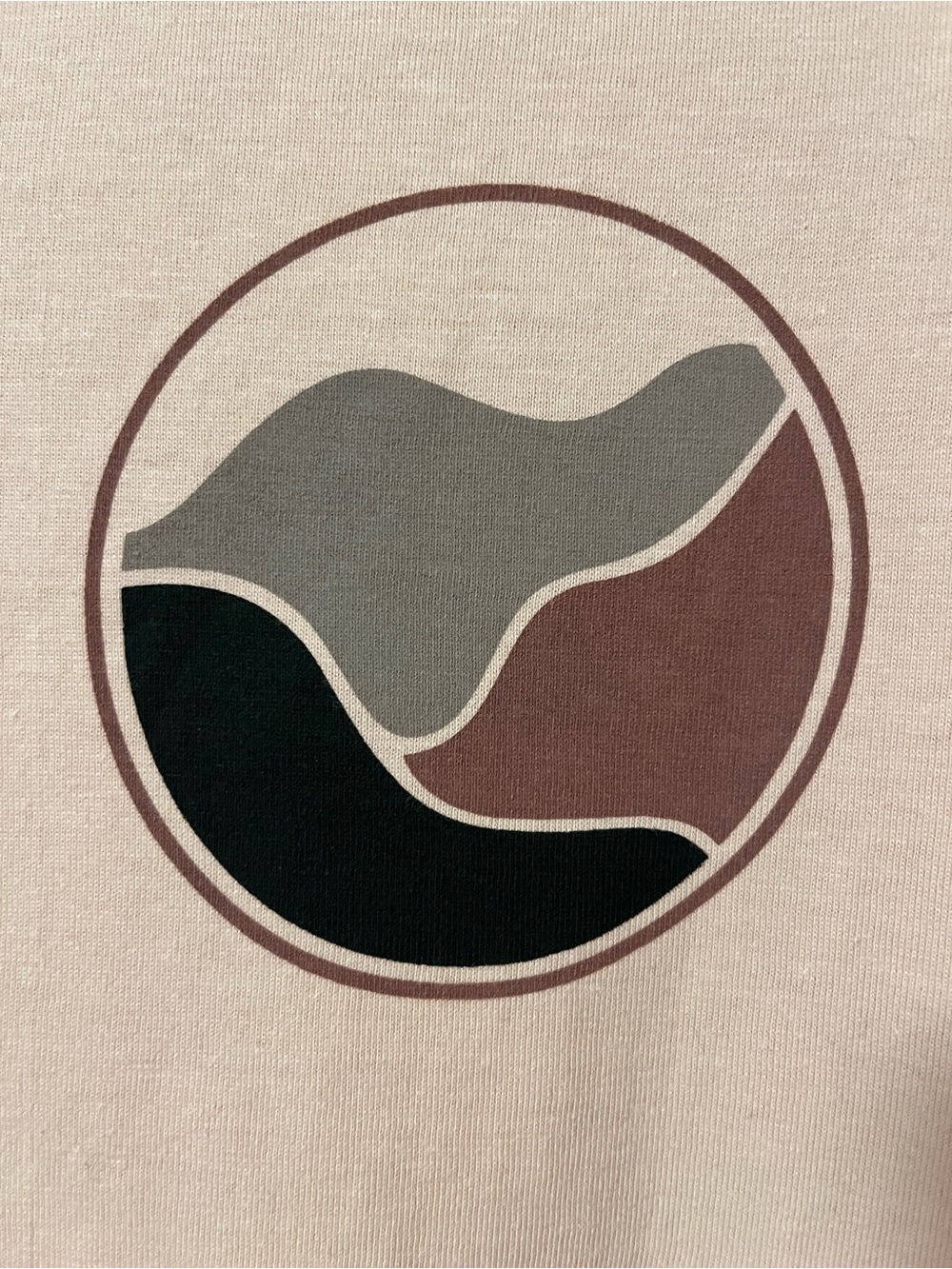 Free Planet Peach Short Sleeve Graphic Tee 100% Cotton